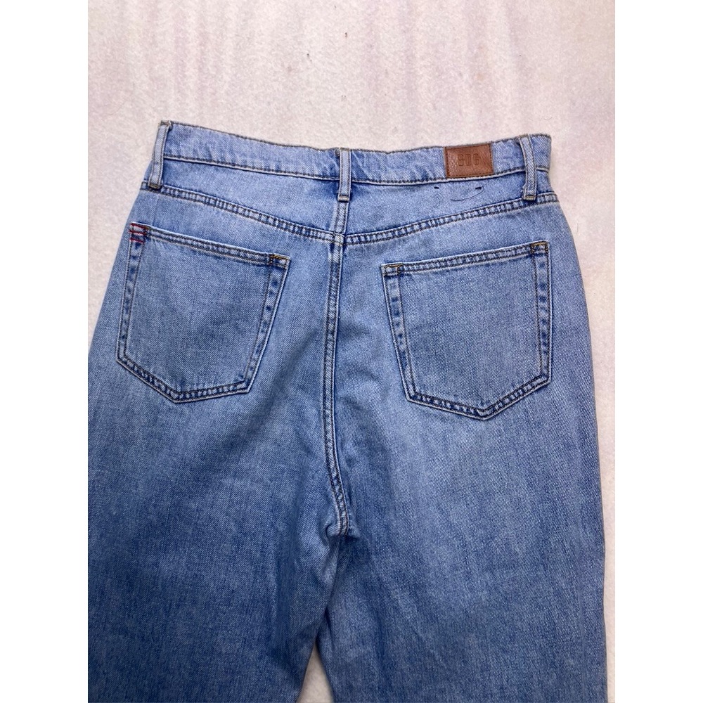 BDG‎ Slim Straight Jeans Womens 29 Blue High Rise Raw Hem 100% Cotton Denim - Picture 11 of 12